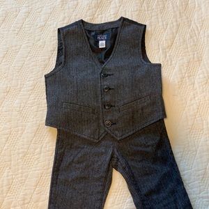 The Children’s Place Vest and Pants Herringbone